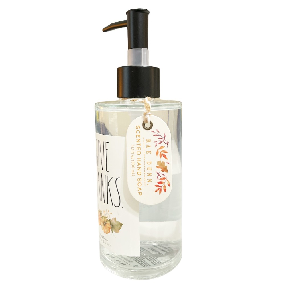 NWT Rae Dunn GIVE THANKS Scented Hand Soap π π¦ π - Picture 4 of 6